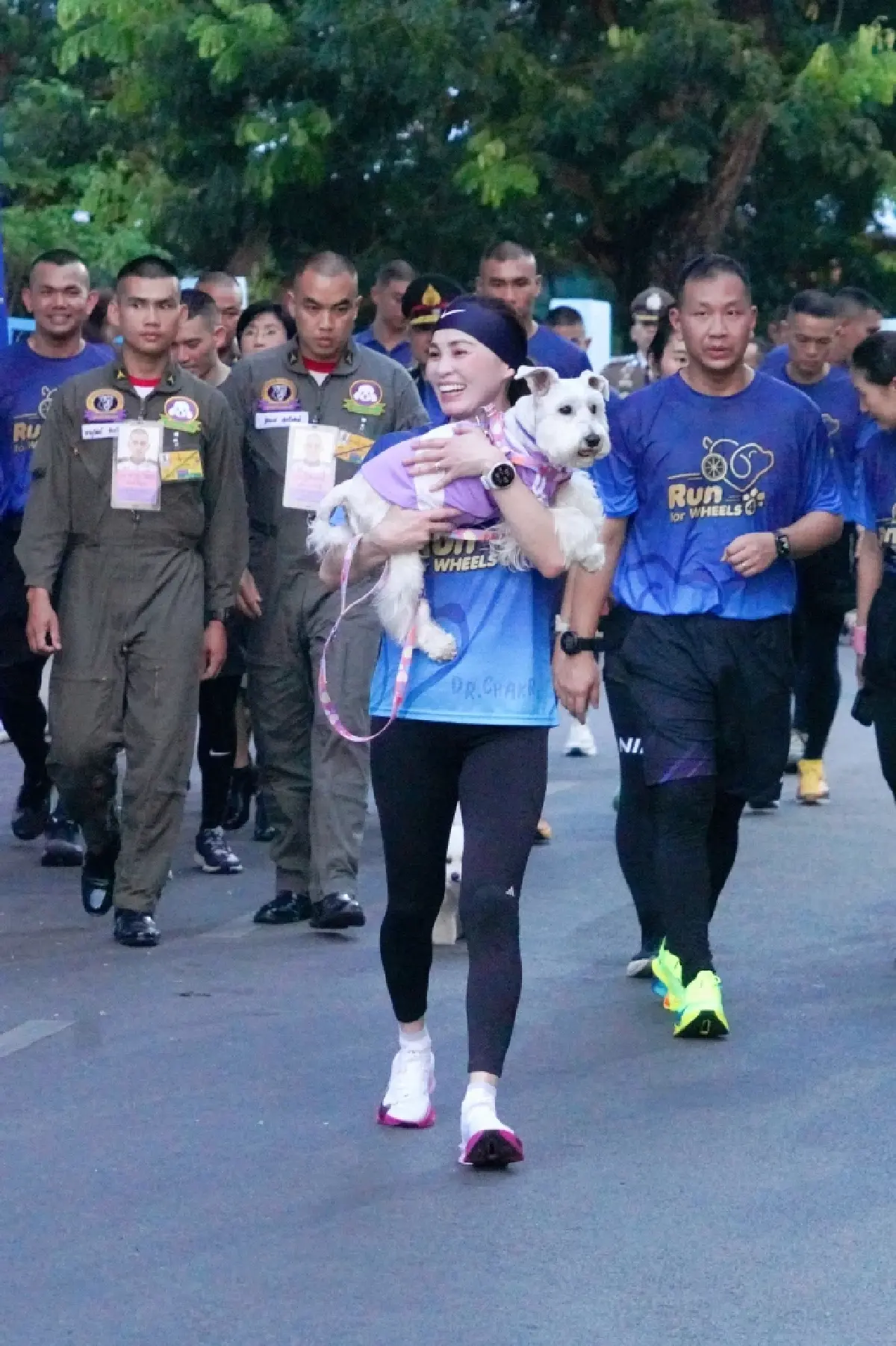 พระราชินี เสด็จฯ ส่วนพระองค์ ทรงร่วมวิ่งในงาน Run for Wheels