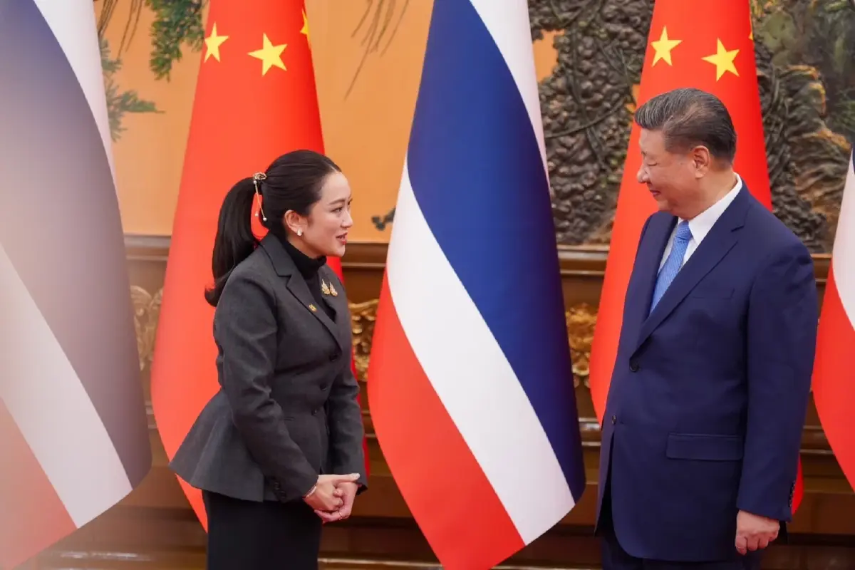 เปิดภาพ ‘แพทองธาร’ จับมือ ‘สี จิ้นผิง’ ประธานาธิบดีจีน