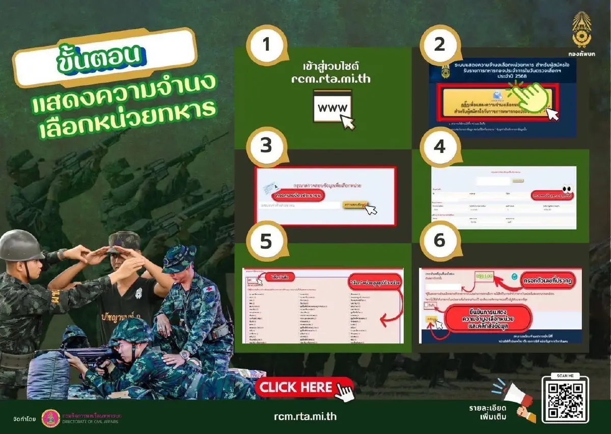 รับสมัครทหารเกณฑ์ 2568 ชายไทย เป็นทหารดียังไง ให้สิทธิอะไรไบ้าง?