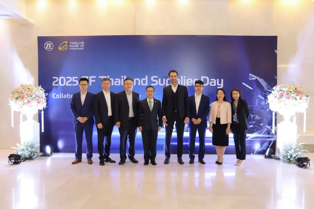 BOI ผนึก ZF ดันไทยฮับผลิตชิ้นส่วน คาดเพิ่มยอดจัดซื้อ 10 เท่าใน 5 ปี 