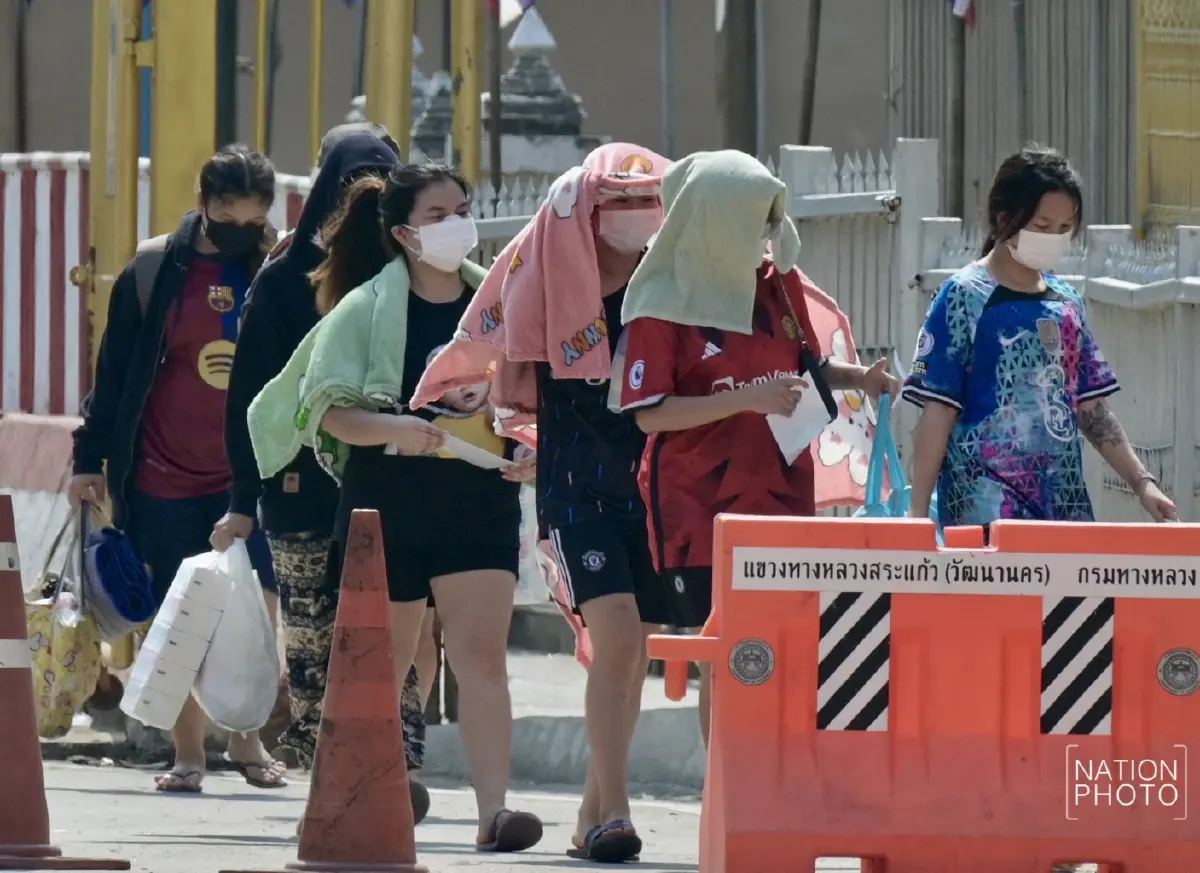 กัมพูชาเนรเทศกลับ 119 คนไทย ลักลอบทำงานคอลเซ็นเตอร์ที่ปอยเปต