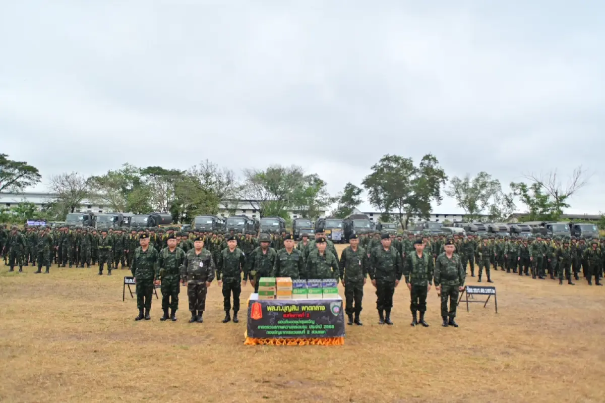 'มทภ.2' โชว์พร้อมรบ ลั่นเคลื่อนกำลังเข้าที่หมาย เมื่อมีคำสั่ง
