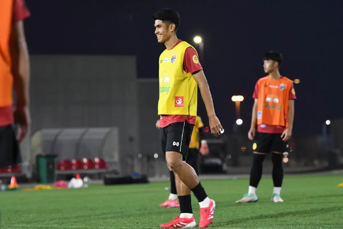ถ่ายทอดสดฟุตบอล \'ทีมชาติไทย U23 พบ ยูเออี\' ดูบอลสด โดฮา คัพ 2025