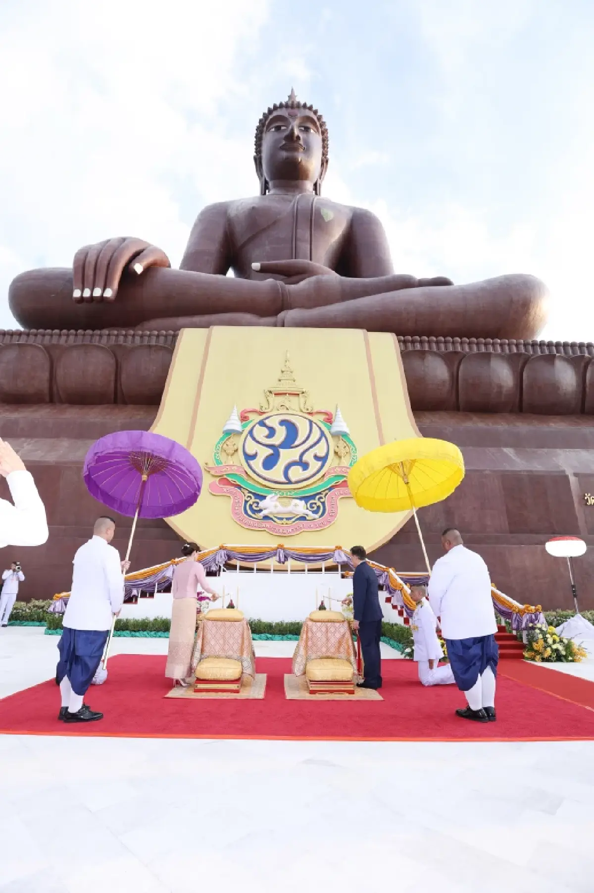 ในหลวง-ราชินี เสด็จฯ ไปทรงประกอบพิธีสมโภชพระสมเด็จองค์ปฐม "พระพุทธเมตตา" ณ วัดเทพประทาน (อธิพร) จ.จันทบุรี