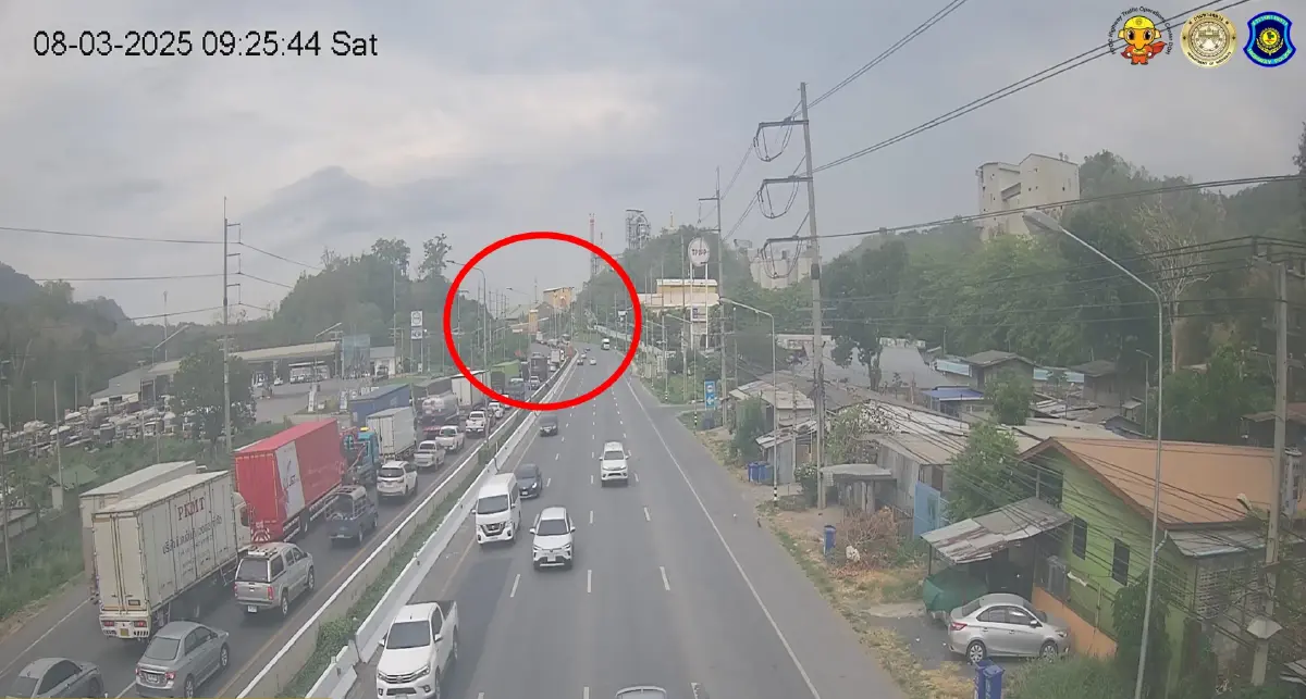 ด่วน ปิดถนน รถติดมาก ถนนมิตรภาพ ขาเข้า กทม. มวกเหล็ก สระบุรี ติดสะสม