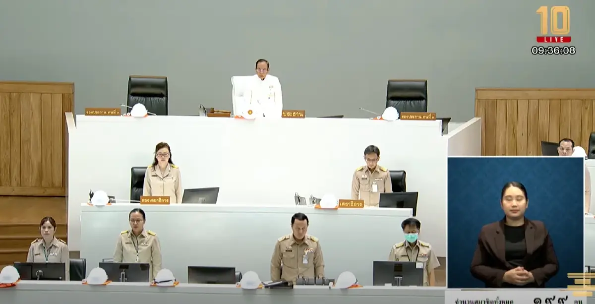 'สว.' ไว้อาลัย ผู้เสียชีวิต เหตุดินไหว พร้อมร้องขอการซ้อมอพยพ