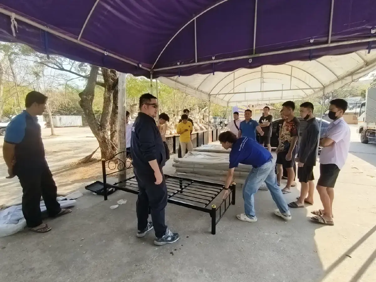 'เนชั่นกรุ๊ป-กองสลาก' เดินหน้าช่วยเด็กกำพร้า วัดดอนจั่น มอบเตียง 50 เตียง