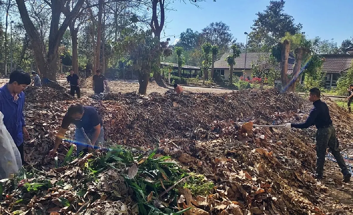 อำเภอสันกำแพง จับมือ ซีพีเอฟ ชวนชุมชนเปิด 'ตลาดนัดใบไม้แลกไข่'