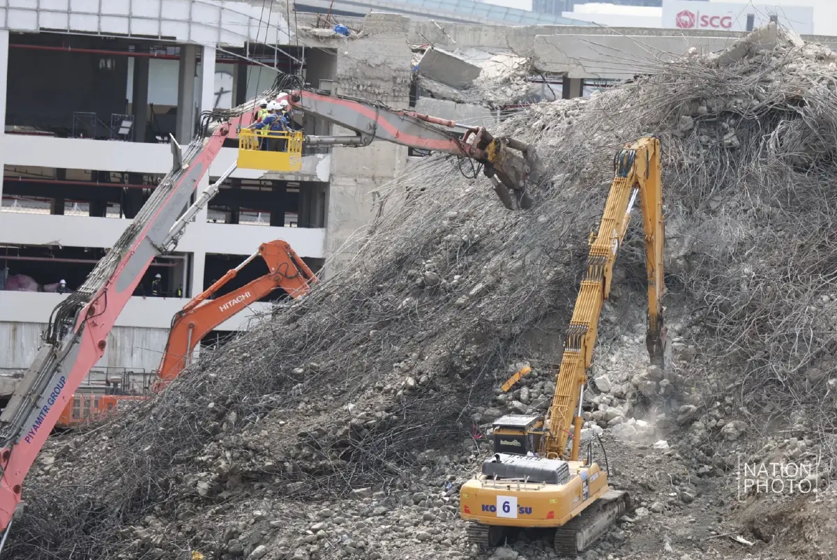 อัปเดต ตึก สตง.ถล่ม วันนี้ เร่งกู้ซากหลังพบแสงไฟใต้ซากอาคารโซน B