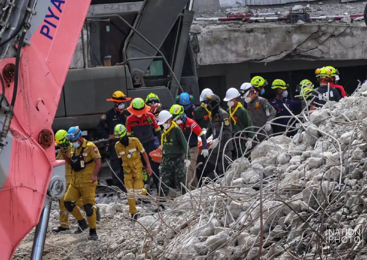 ตึก สตง.ถล่ม เศร้า! กู้ภัยพบร่างผู้เสียชีวิตเพิ่ม 3 ราย บริเวณโซน B