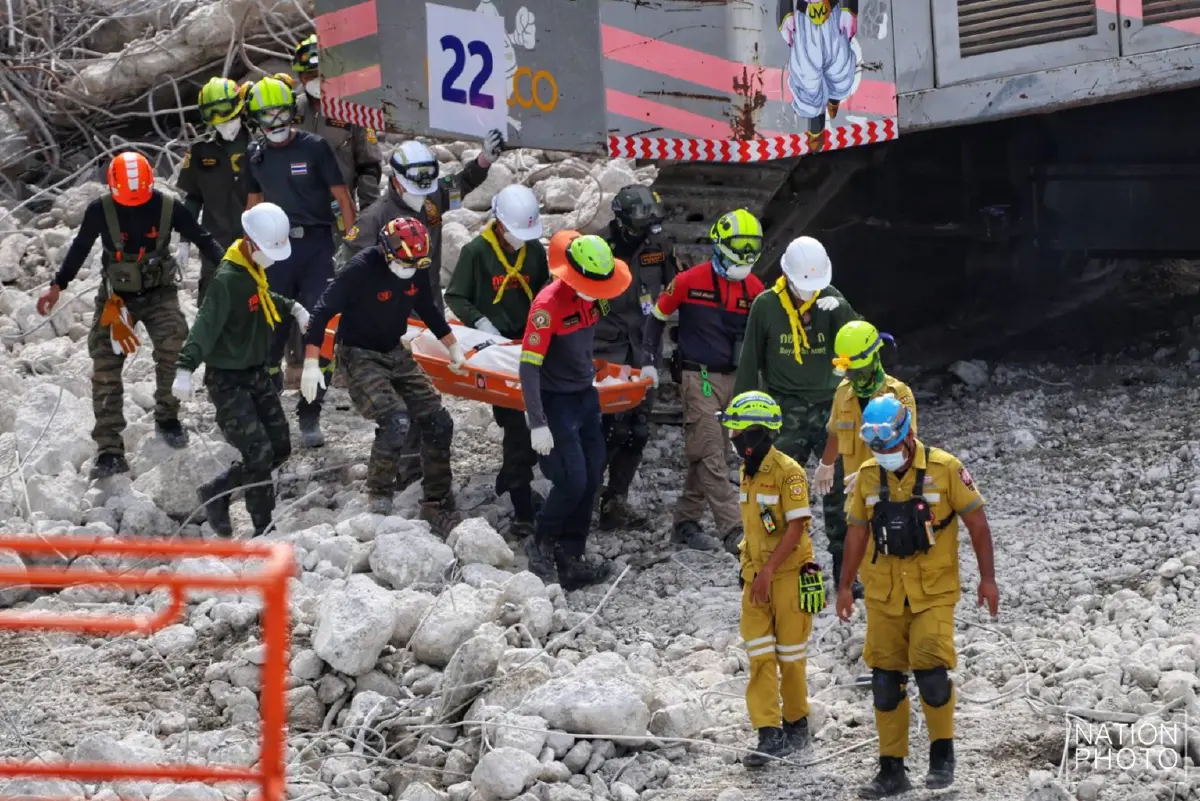 ตึก สตง.ถล่ม เศร้า! กู้ภัยพบร่างผู้เสียชีวิตเพิ่ม 3 ราย บริเวณโซน B