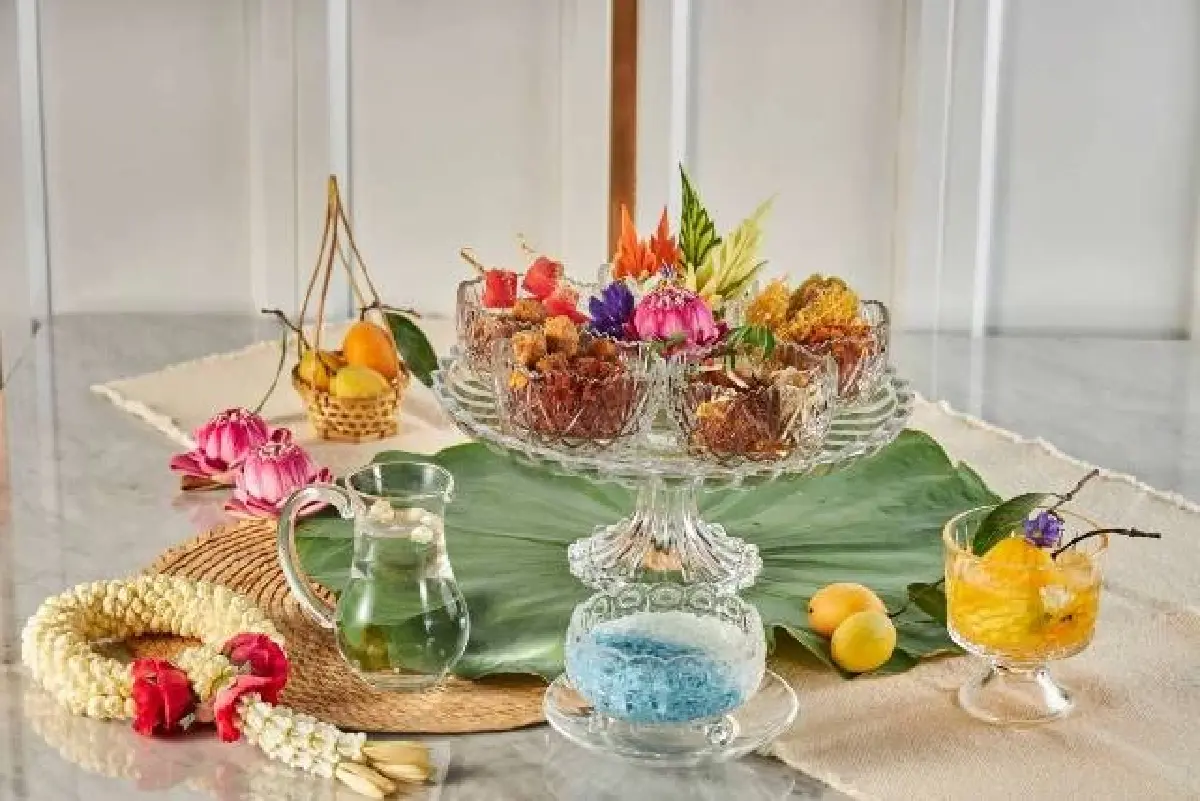 สีสัน ‘ข้าวแช่’ ปี 2025 จากโรงแรมในเครือ ‘แมริออท บอนวอย’