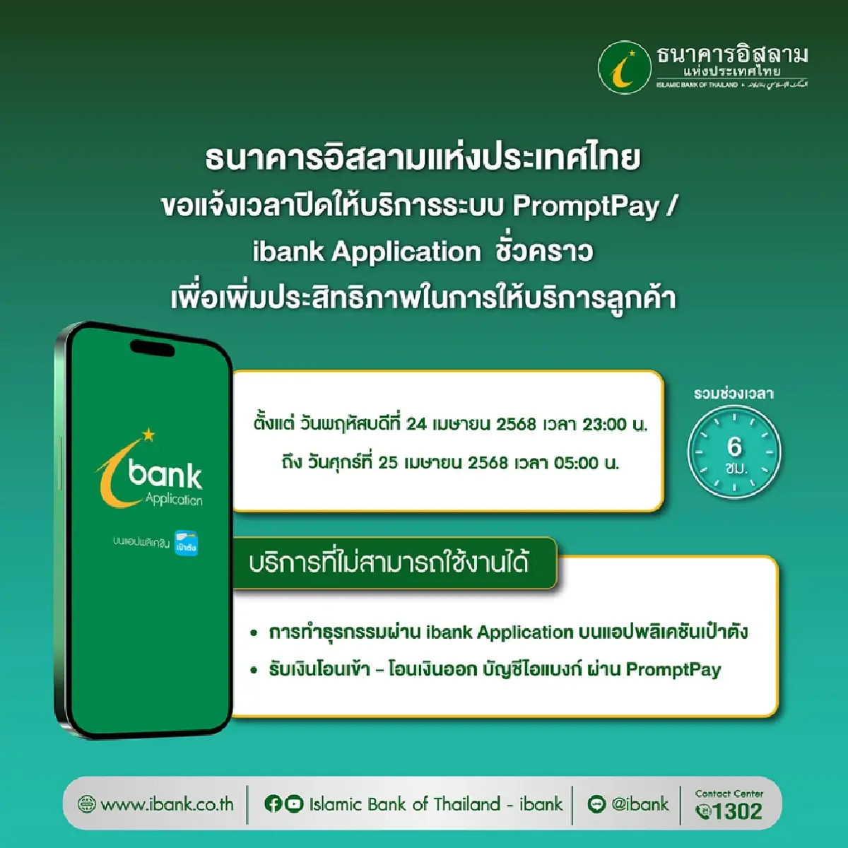ปิดระบบ แอปธนาคาร ครั้งใหญ่ 6 ธนาคาร เข้าไม่ได้ทั่วไทย กระทบทุกคน
