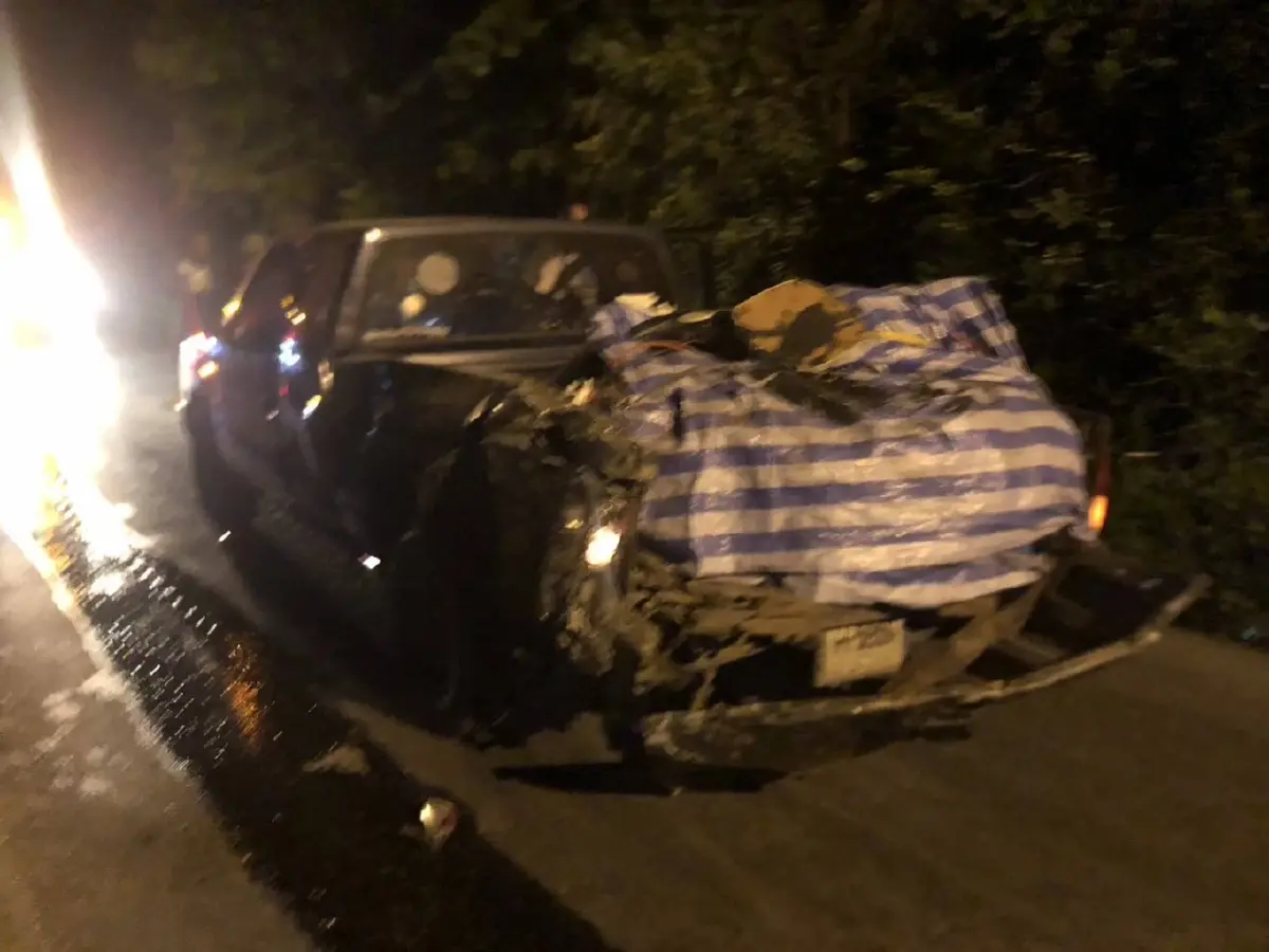 ปิดถนน ทางหลวง 348 สระแก้ว ขาขึ้นขาลง อ.ตาพระยา อุบัติเหตุรถคว่ำ