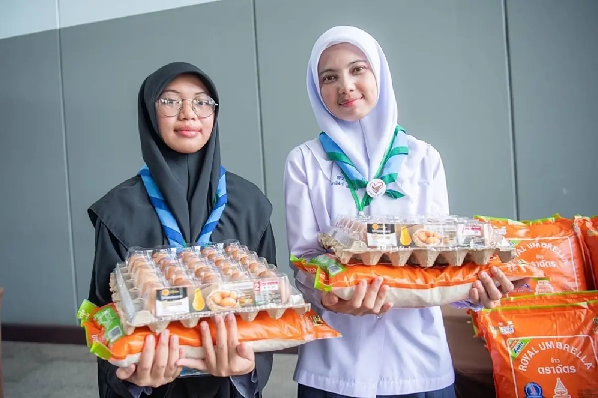 ซีพี - ซีพีเอฟ หนุนโครงการ 'สานใจไทย สู่ใจใต้' รุ่นที่ 44 มอบผลิตภัณฑ์อาหารคุณภาพ