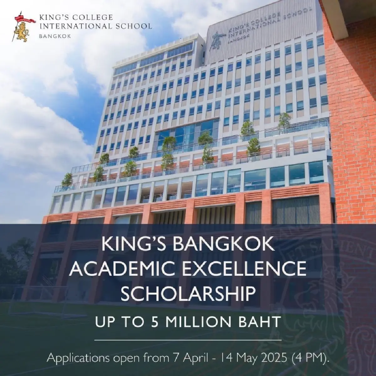 King’s Bangkok มอบทุน King’s Bangkok Academic Excellence Scholarship ปีที่ 3