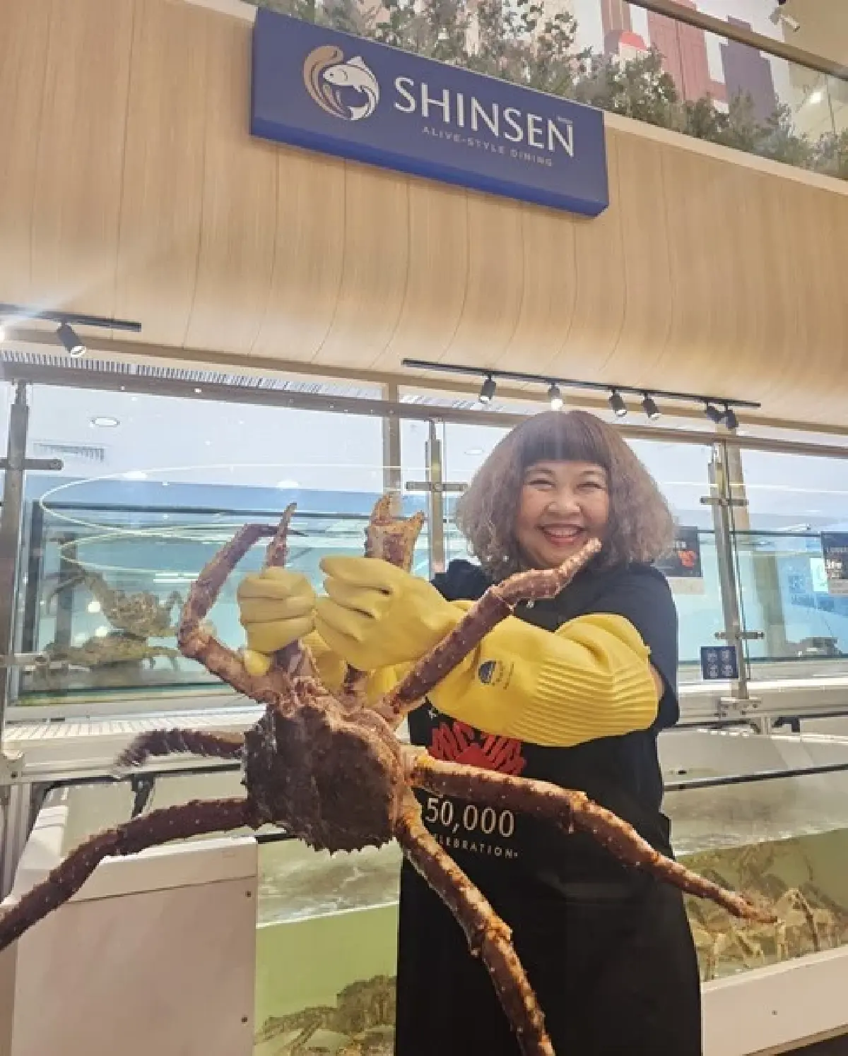 Shinsen เสิร์ฟ  ‘ปูทาราบะ’  สดๆเป็นๆ ส่งตรงจากประเทศญี่ปุ่น