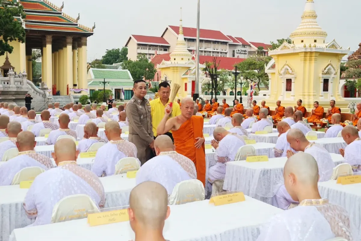 2 เมษายน ตำรวจ 78 บวชถวาย 'พระเทพฯ' ทรงเจริญพระชนมายุ ครบ 70 พรรษา