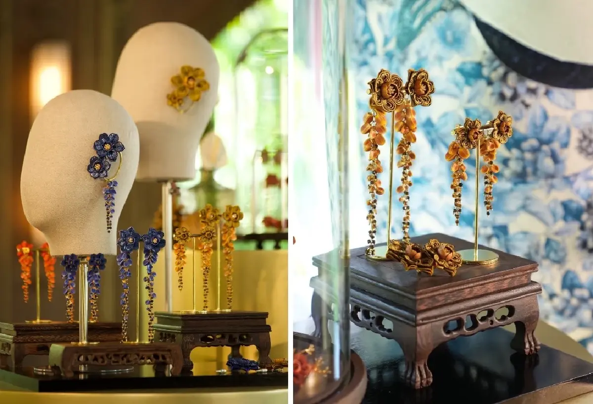 เครื่องประดับจากพระปรางค์วัดอรุณฯ ผลงานเด่น จิม ทอมป์สัน - SARRAN