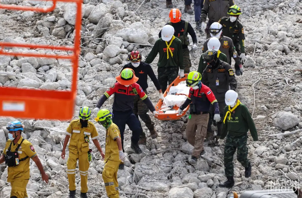 ตึก สตง.ถล่ม เศร้า! กู้ภัยพบร่างผู้เสียชีวิตเพิ่ม 3 ราย บริเวณโซน B