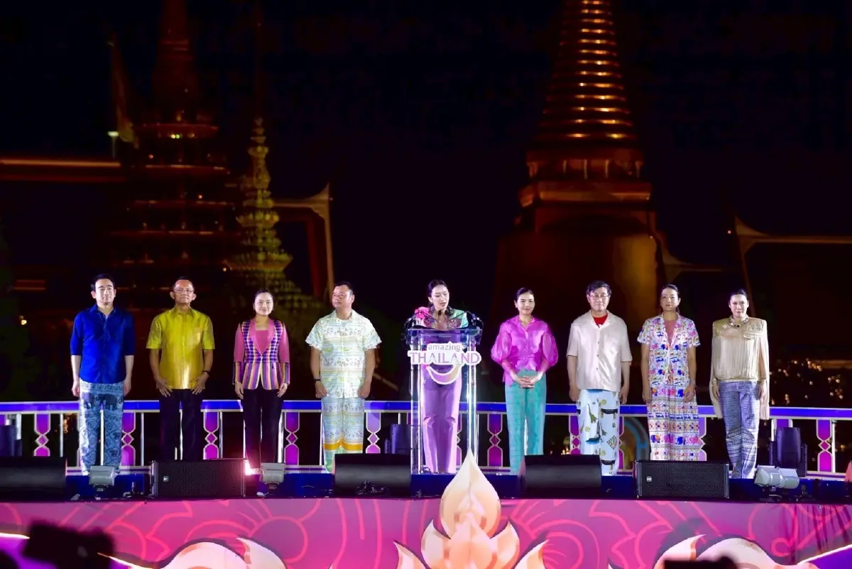 ‘แพทองธาร’ เปิดงาน ‘มหาสงกรานต์ 2568’ ท้องสนามหลวง หนุนมรดกไทยสู่ World Event