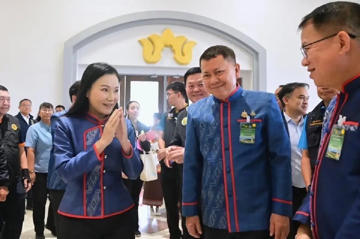 อธิบดีกรมพัฒนาที่ดิน ร่วมต้อนรับนายกฯ และคณะรัฐมนตรีในการประชุม ครม.สัญจร จ.นครพนม