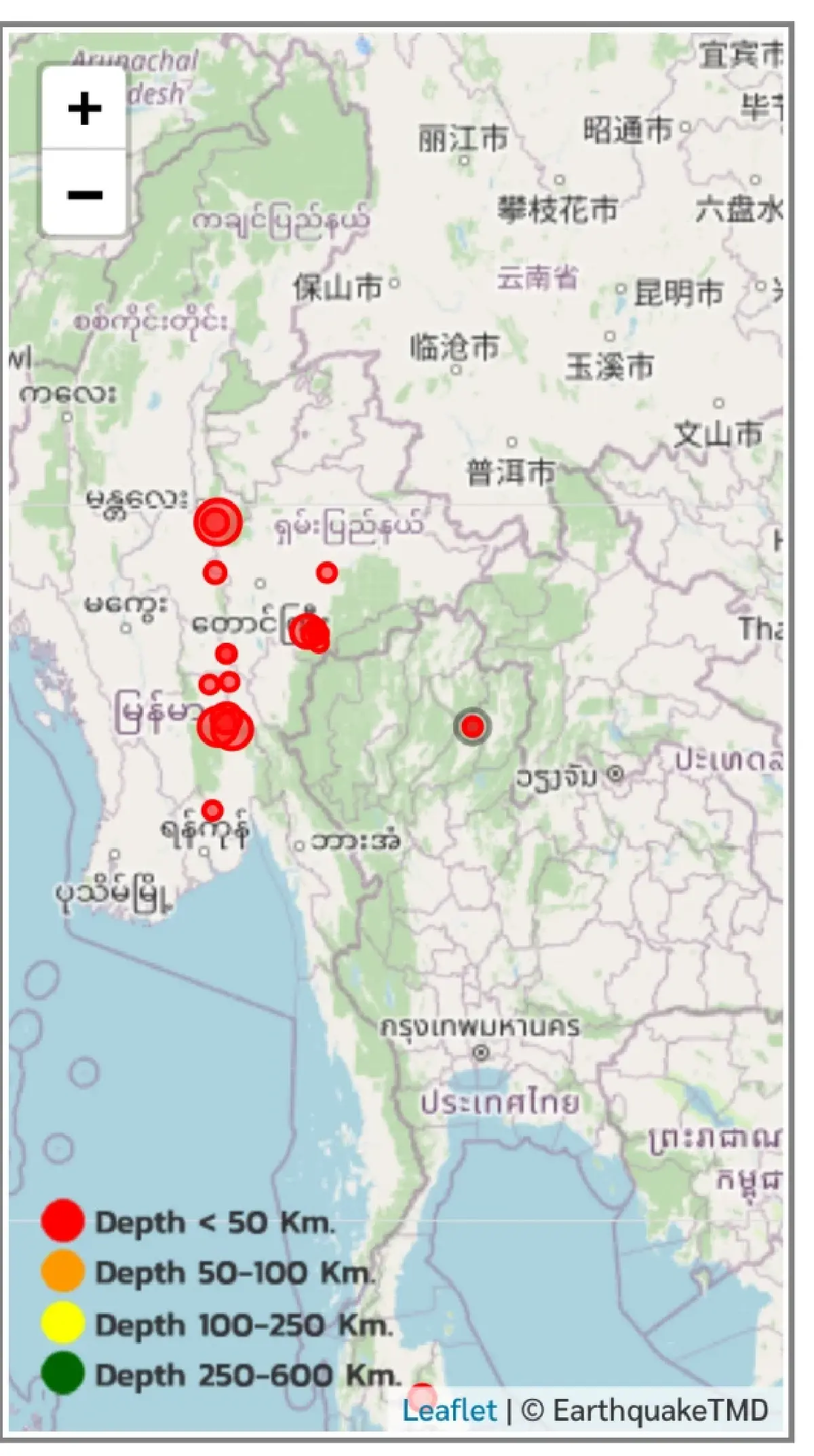 อัปเดต ”แผ่นดินไหว” วันนี้ เช็กล่าสุด เมียนมา-ไทย เกิดขึ้นหลายจุด