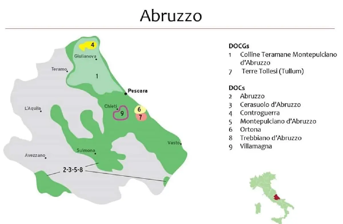 ‘ไวน์อิตาลี’ 'มอนเตปุลชิอาโน ดาบรุซโซ' ไวน์ DOC ที่ส่งออกมากที่สุด