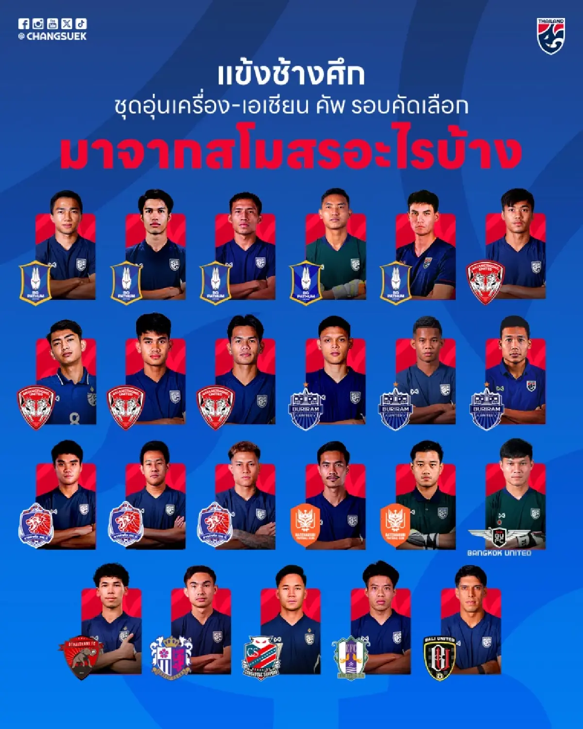 ตารางถ่ายทอดสด ฟุตบอลทีมชาติไทย ดูบอลสดอุ่นเครื่อง – คัดเอเชียนคัพ