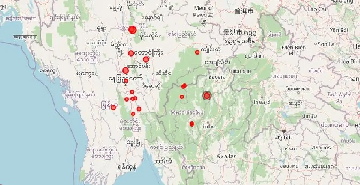 ด่วน! ไทย 'แผ่นดินไหว' แรง 3.2 เช็กอัปเดตล่าสุดเชียงราย