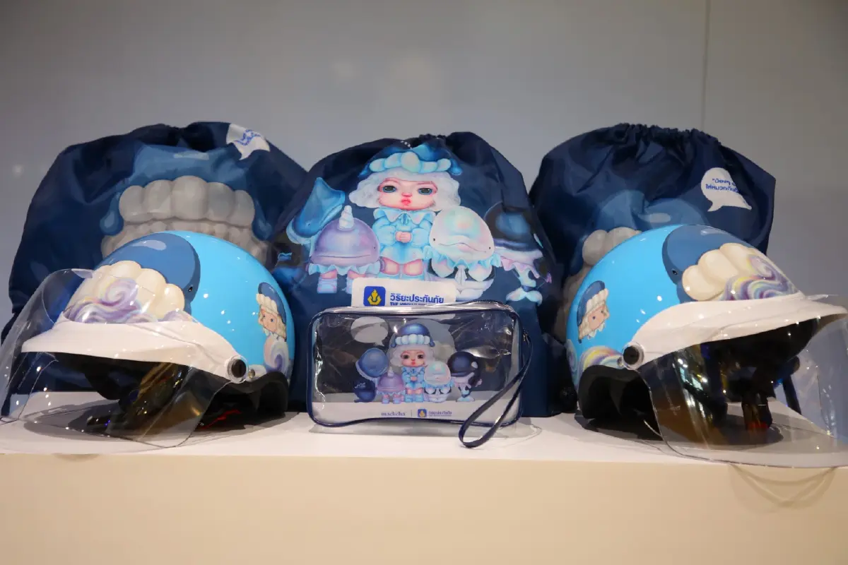 วิริยะประกันภัย จับมือ ศิลปินไทย 'Mackcha' สร้างสรรค์ 'หมวกนิรภัยวัยใส'