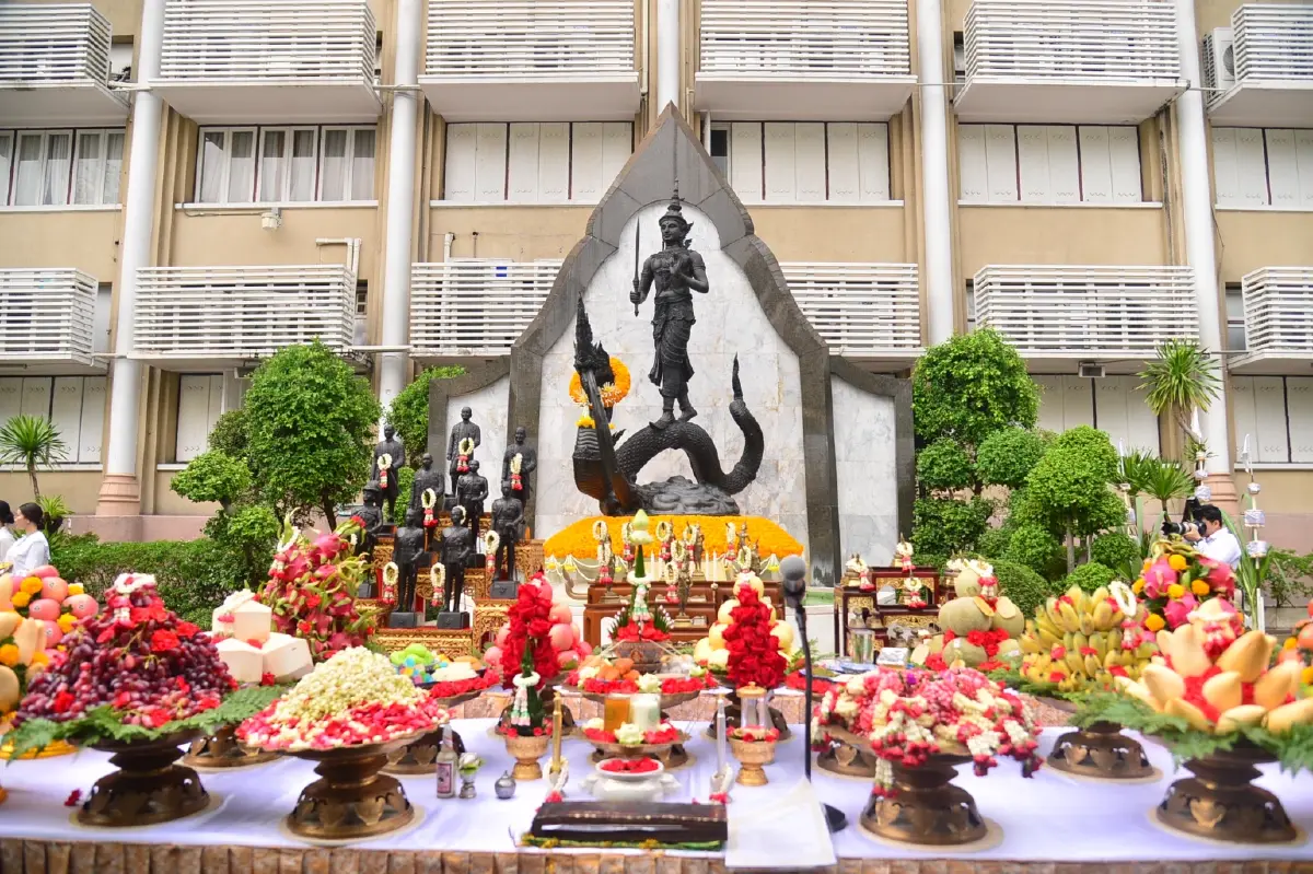 เกษตร บวงสรวงสิ่งศักดิ์สิทธิ์ประจำกระทรวงเตรียมงานพืชมงคล