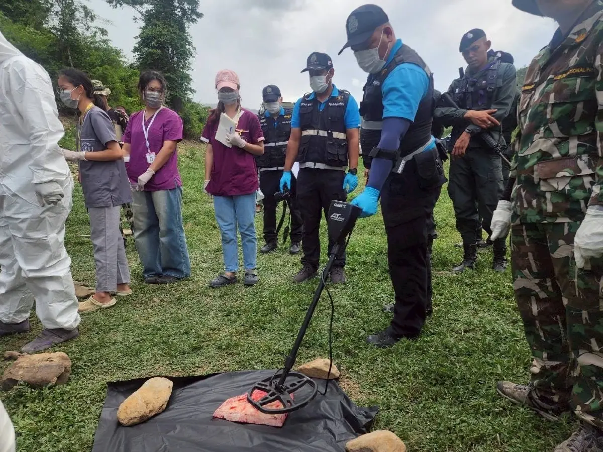 เศร้า! ช้างป่ากุยบุรีขาเจ็บล้มแล้ว ชันสูตรพบกระสุนฝังในหลายจุด