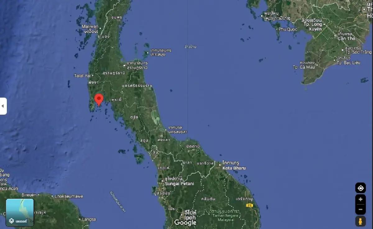 สั่นสะเทือนเกาะยาว แผ่นดินไหวพังงา ขนาด 1.9 เฝ้าระวังสถานการณ์