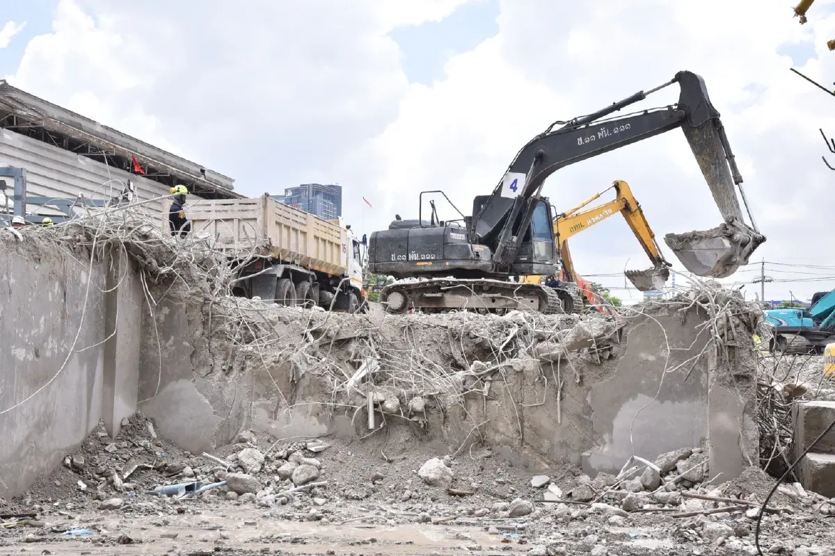 'ตึกถล่ม' ยอดดับ 88 ราย เคลียร์ซากเปิดพื้นที่ ไม่พบผู้สูญหายเพิ่ม