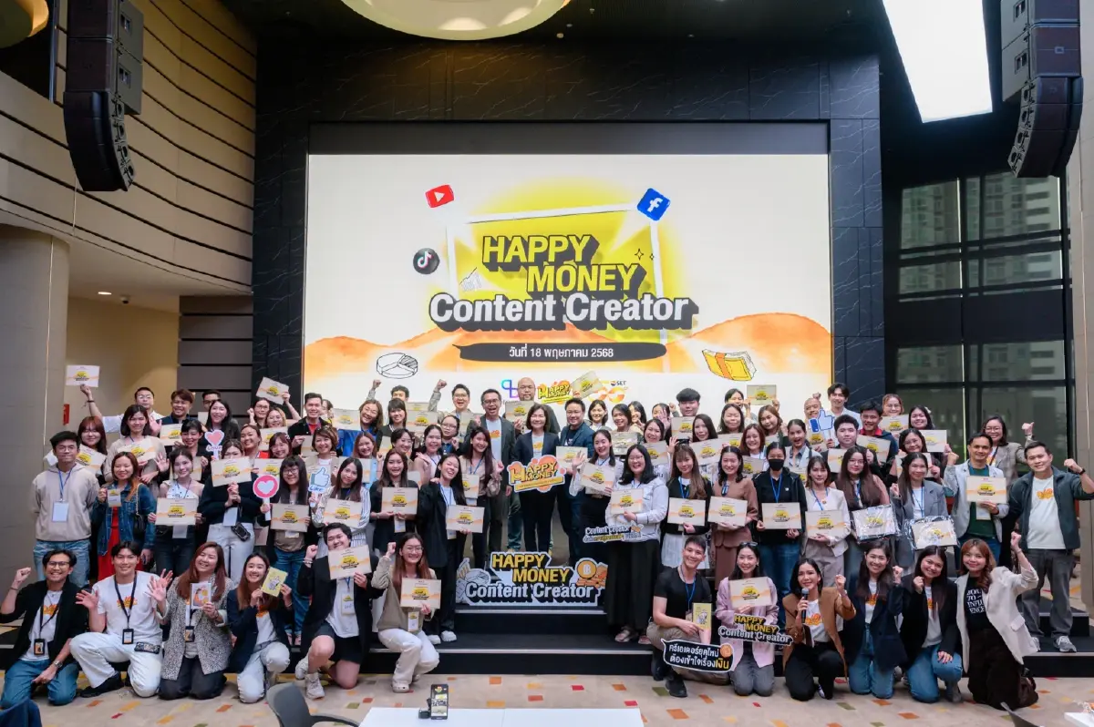 ตลาดหลักทรัพย์ฯ เปิดตัว Happy Money Content Creator ชวนครีเอเตอร์อัปสกิลเรื่องเงิน