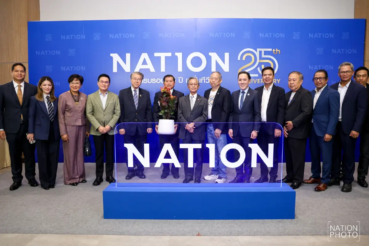 เนชั่น ทีวี เปิดบ้านฉลอง 25 ปี '4 นายกฯ' นักการเมือง นักธุรกิจยินดี