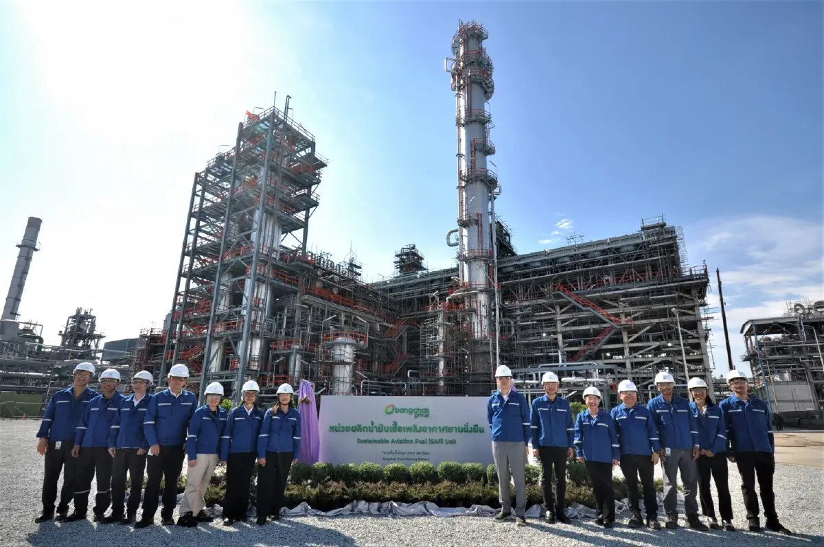 บางจาก เปิดหน่วยผลิต Neat SAF สแตนด์ อโลน แห่งแรกในไทย หนุนลดคาร์บอนภาคการบิน