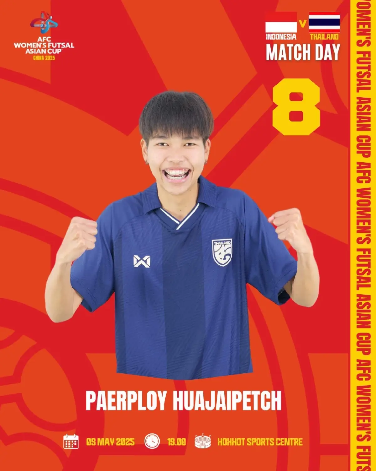 ถ่ายทอดสดฟุตซอล ทีมชาติไทย พบ อินโดนีเซีย ดูบอลสด ชิงแชมป์เอเชีย