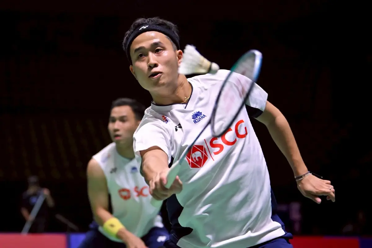 ผลแบดมินตันสด ไทย ชนะ อินโดนีเซีย ชายคู่ 'สกาย - บาส' ไทยแลนด์ โอเพ่น