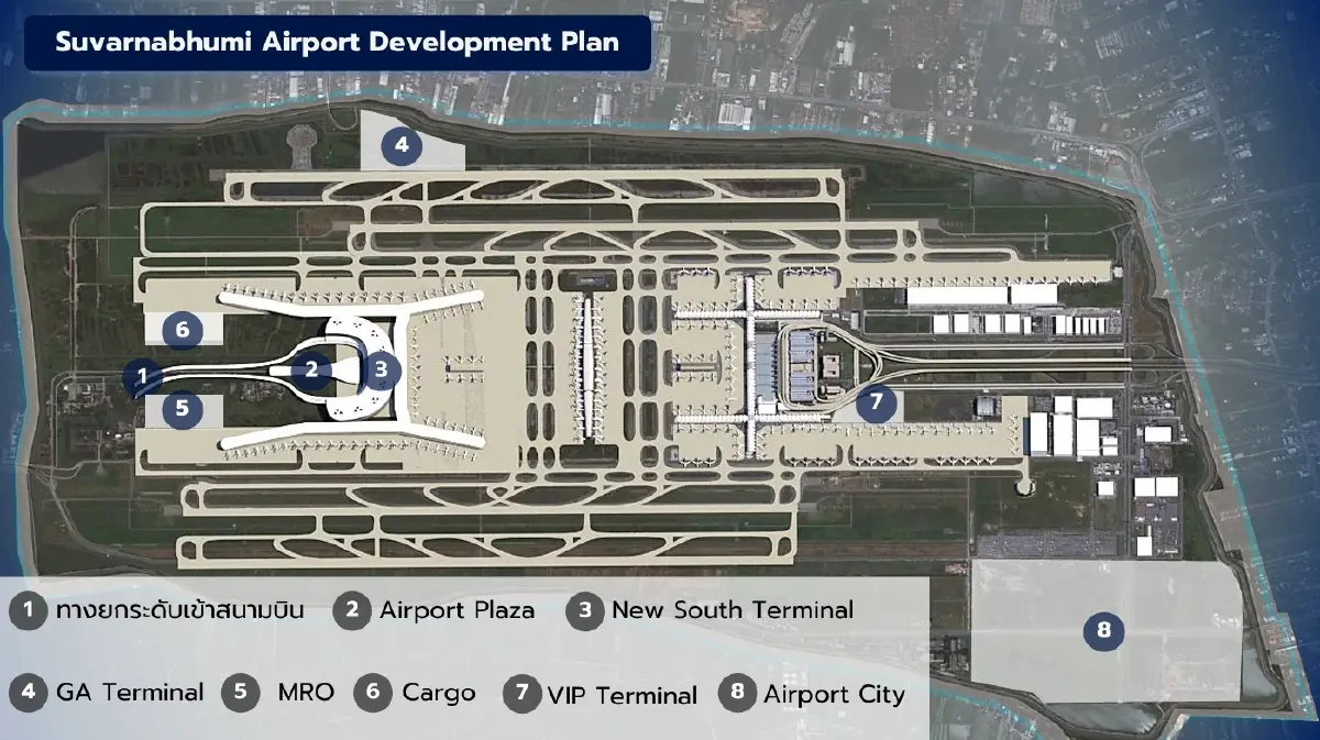 ทอท.กางบิ๊กโปรเจกต์ 1.7 แสนล. เร่งสร้าง 'อาคารทิศใต้' สุวรรณภูมิ