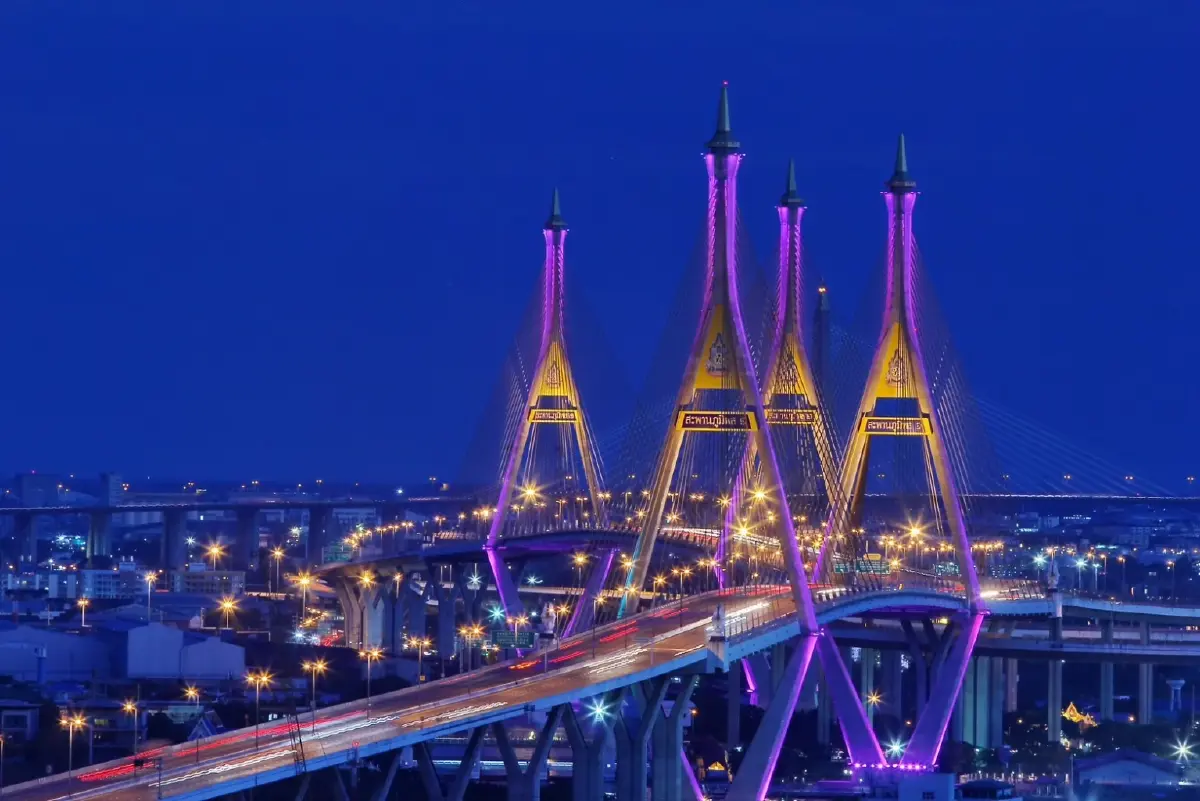 เช็ก 7 จุด เปิดไฟประดับสะพานข้ามแม่น้ำเจ้าพระยา 2-4 มิถุนายน 2568