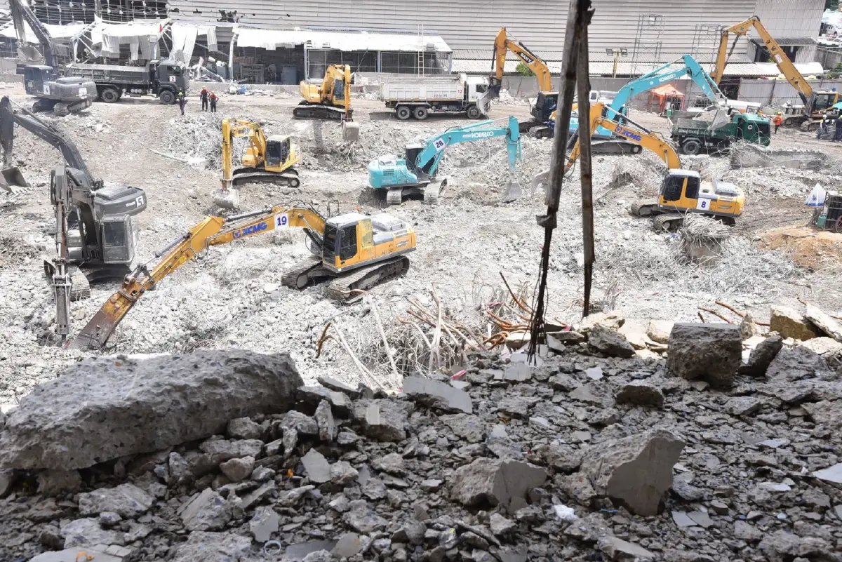 'ตึกถล่ม' ยอดดับ 88 ราย เคลียร์ซากเปิดพื้นที่ ไม่พบผู้สูญหายเพิ่ม