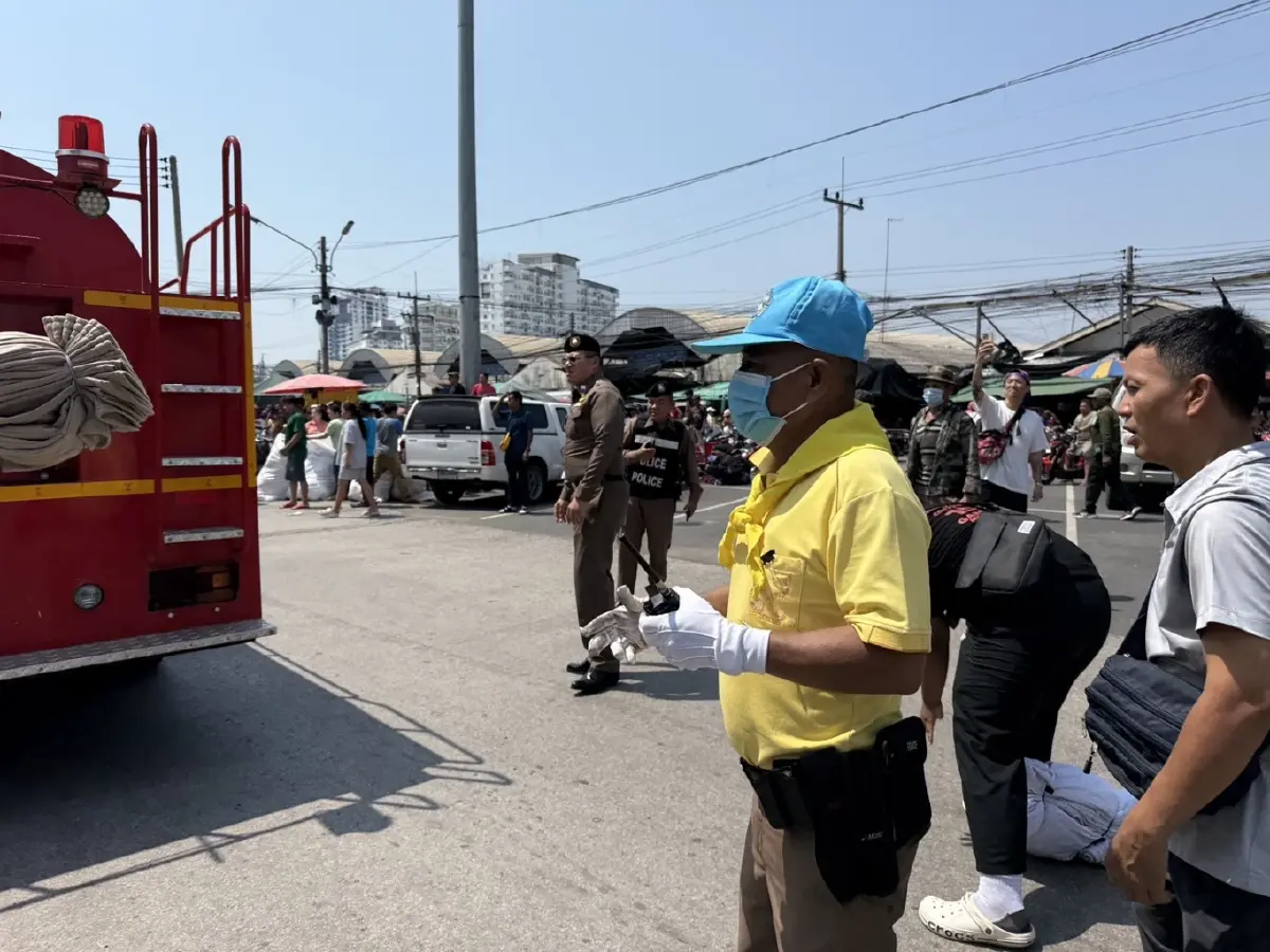 หนีตายอลหม่าน ไฟไหม้ตลาดโรงเกลือ สระแก้ว วอด 5 ห้อง เสียหาย 5 ล้าน