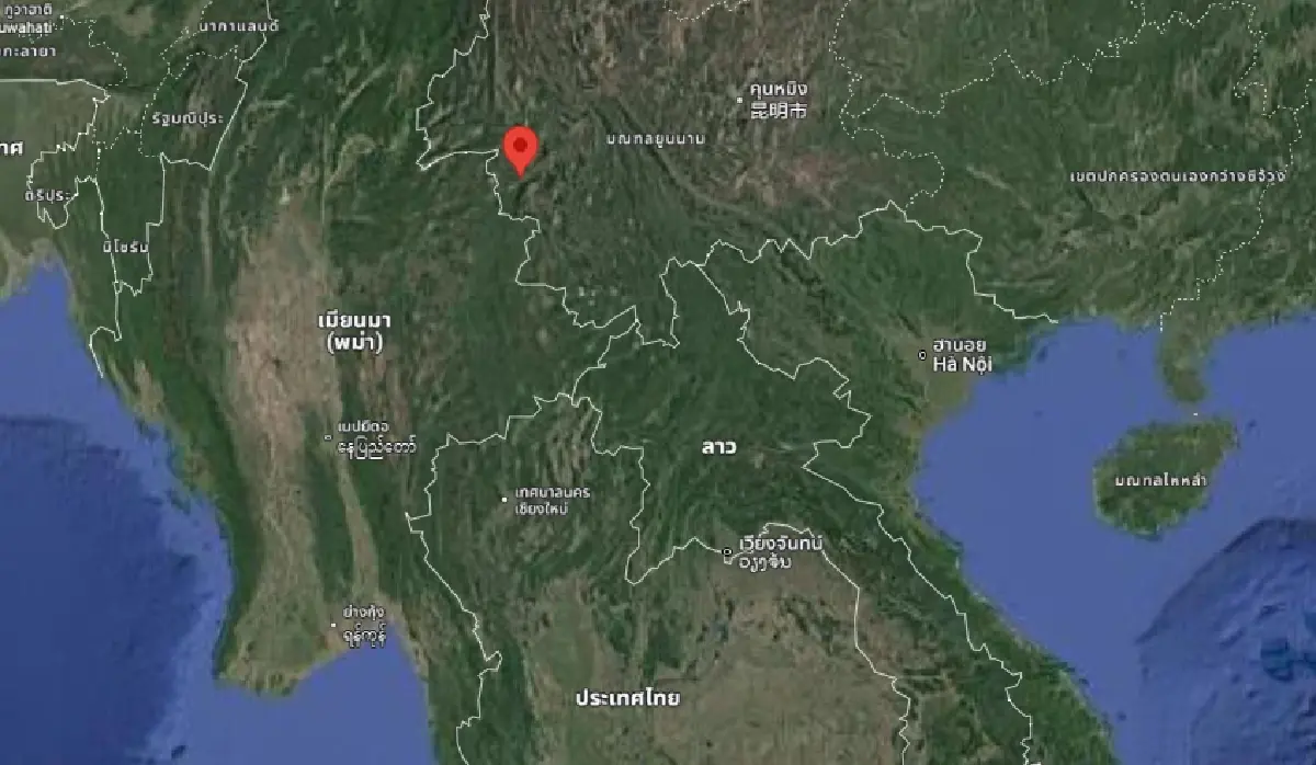 'แผ่นดินไหว' วันนี้ ไทย เมียนมา เวียดนาม จีน อินเดีย เช็กพื้นที่-แรงสั่นไหว