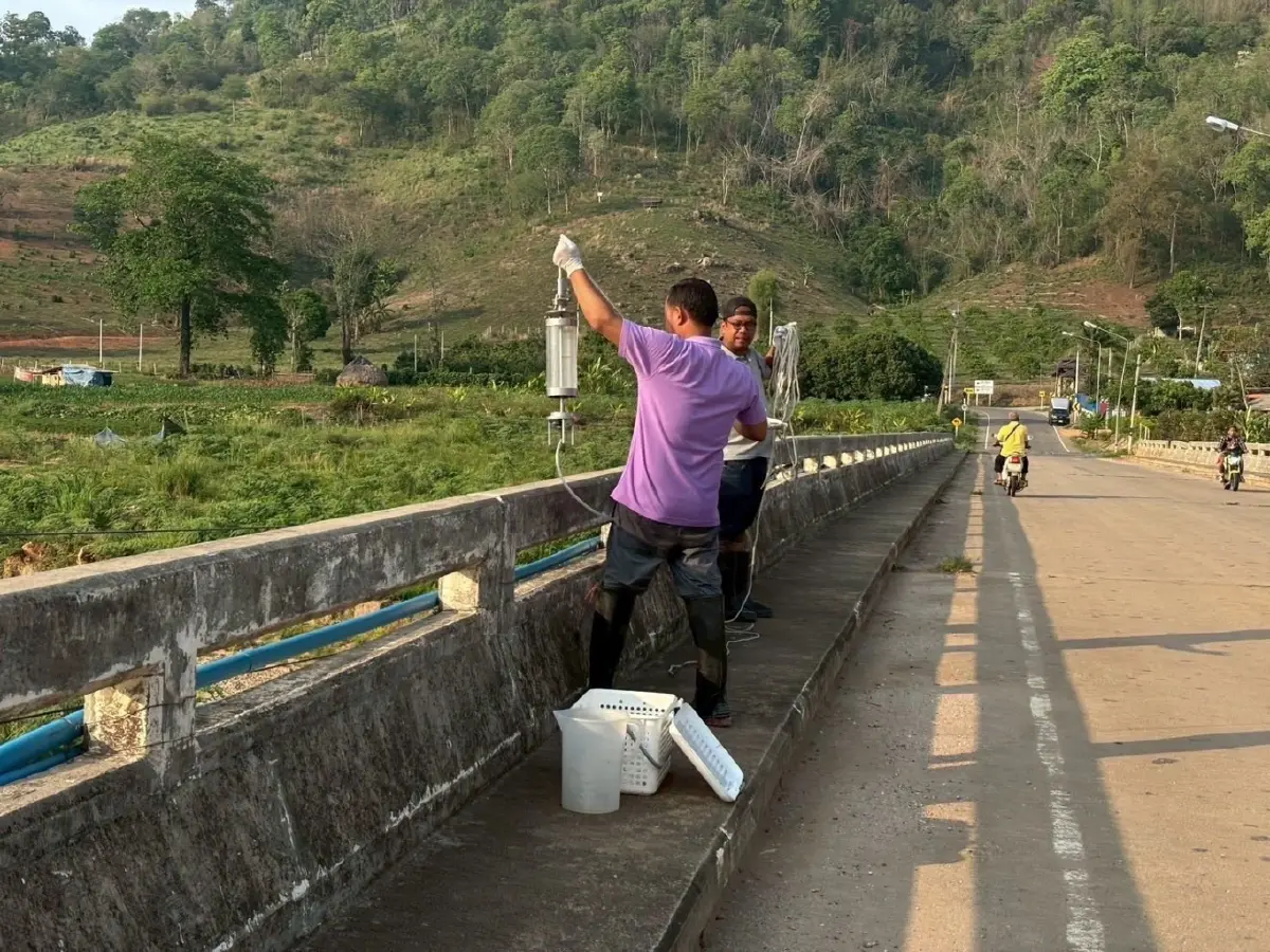 เกาะติดแม่น้ำกก ทส. เพิ่มถี่ตรวจวัด-เฝ้าระวังเข้ม หวังคลายปัญหา