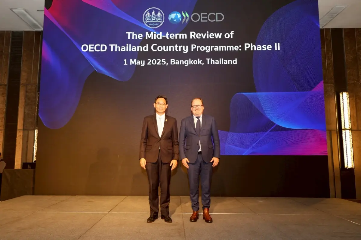 คืบหน้า ‘OECD’ ระยะที่ 2 ในไทย   ‘สภาพัฒน์’ เผยแล้วเสร็จ 8 โครงการ