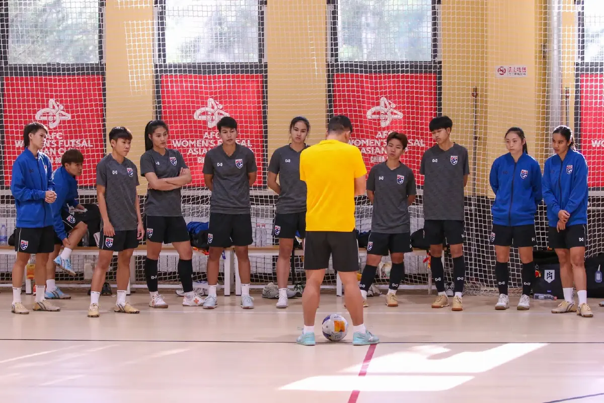 ถ่ายทอดสดฟุตซอล 'ทีมชาติไทย พบ จีน' รอบรอง ชิงแชมป์เอเชีย 2025