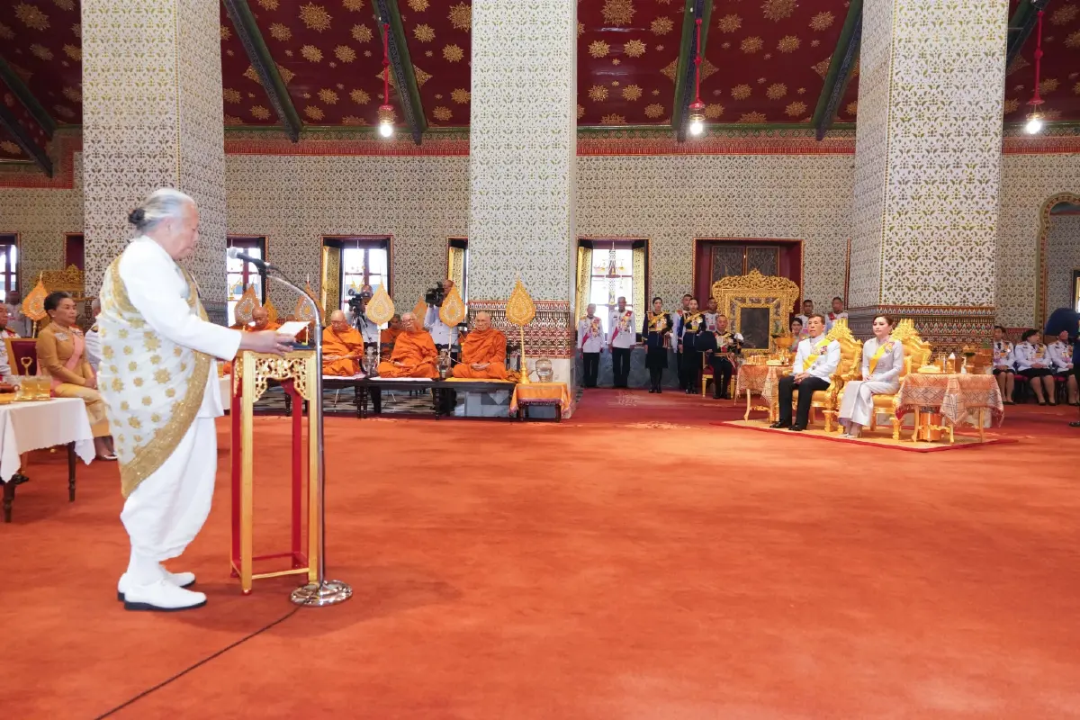 ในหลวง-พระราชินี เสด็จฯ ในการพระราชพิธีฉัตรมงคล พุทธศักราช 2568