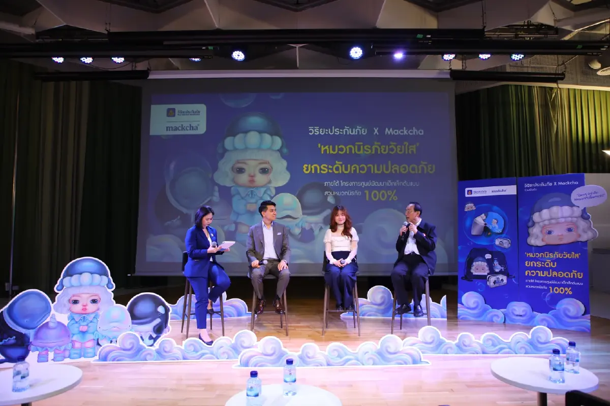 วิริยะประกันภัย จับมือ ศิลปินไทย 'Mackcha' สร้างสรรค์ 'หมวกนิรภัยวัยใส'